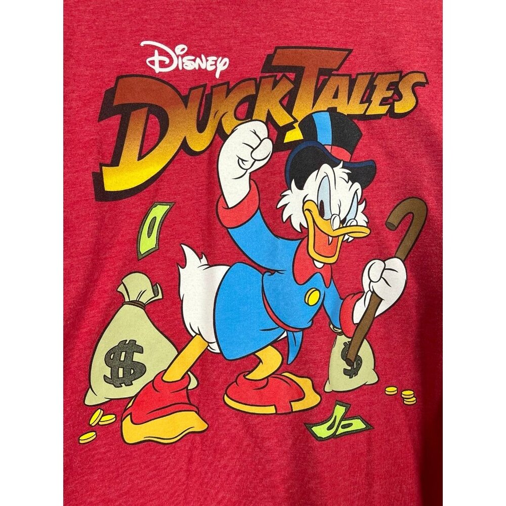 Disney DuckTales Shirt Money Bags Scrooge McDuck Character Men's Medium T-Shirt